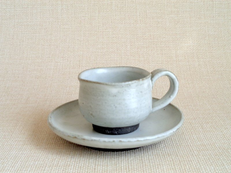 カップ・ソーサーa - 咖啡杯/馬克杯 - 陶 白色