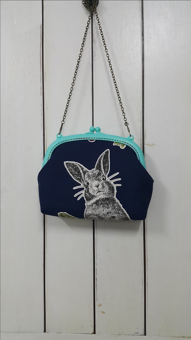 Bunny C ++ Rack / Resin Hood [CB170705] - Messenger Bags & Sling Bags - Cotton & Hemp Blue