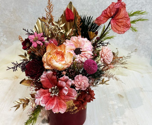 The Depth of Thank You*Immortal Bouquet Fragrance Bouquet Korean Bouquet  Mother's Day Bouquet - Shop astroflowerlab Dried Flowers & Bouquets - Pinkoi