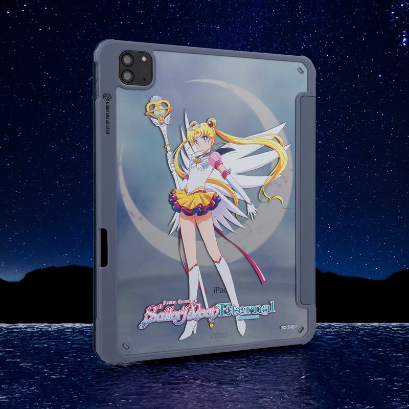 美少女戰士 Etenal MoonLight iPad Air 可拆式防摔透明 實色摺套 - 平板/電腦保護殼/保護貼 - 塑膠 多色
