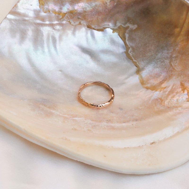 Simple sand ring - 戒指 - 銅/黃銅 