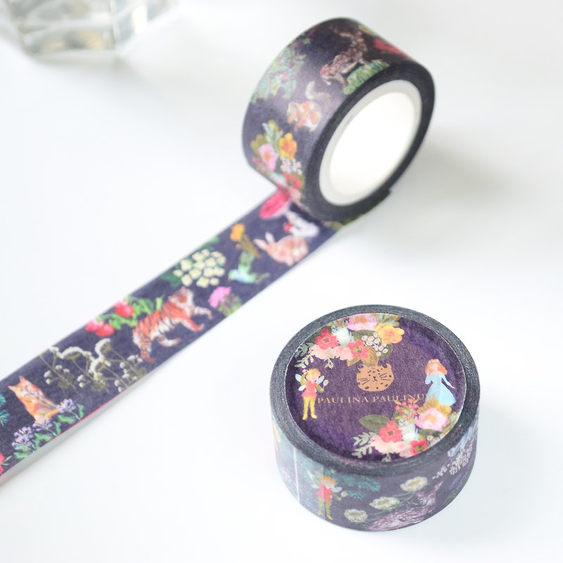 Fairytale Collection-Thumbelina Masking Tape 1.5cm/10m - Washi Tape - Paper Multicolor