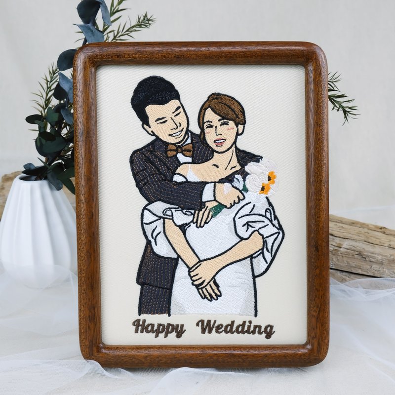 [Similar Painted Embroidery Photo Frame 8 inches]-Straight - อื่นๆ - งานปัก 