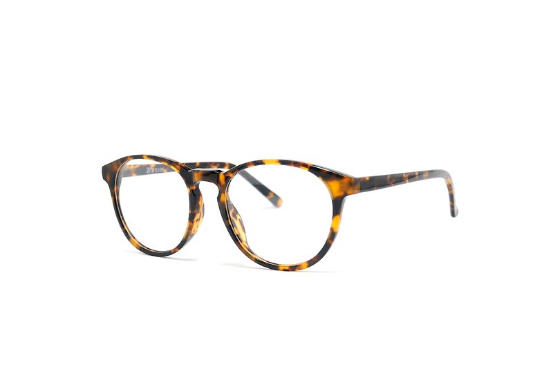 Optical Glasses│Handmade Acetate Eyewear│Tortoise Vintage Frame│2is 5068C2 - กรอบแว่นตา - วัสดุอื่นๆ สีนำ้ตาล