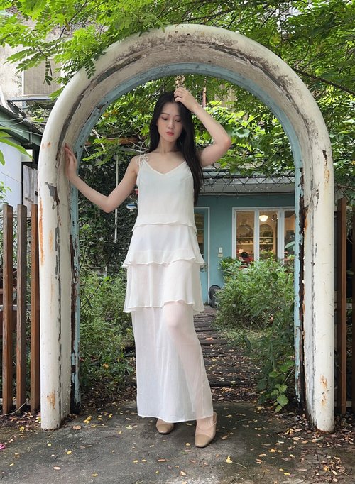 COCO ROSE 蛋糕裙銀紗小禮服款
