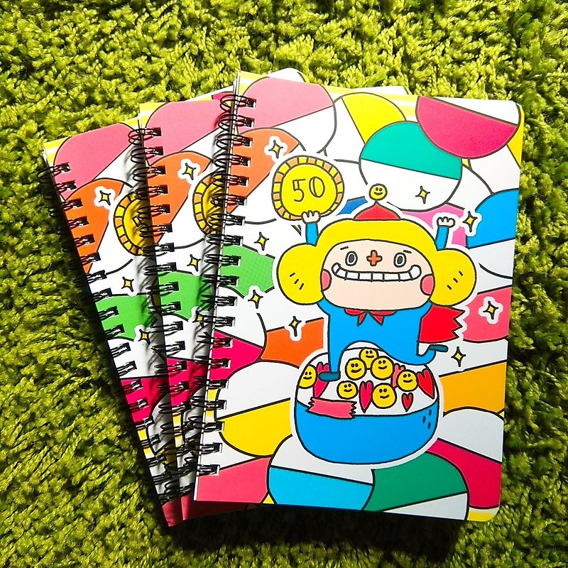 Big Nose Coil Week Notepad WEEKLY PLAN friends to buy 5 together - สมุดบันทึก/สมุดปฏิทิน - กระดาษ หลากหลายสี