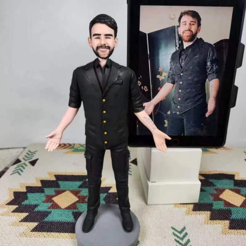 客制化人物公仔 人偶 3D人像畫 似顏繪 肖像 定制 生日 紀念 禮物 - 公仔/玩偶 - 黏土 多色