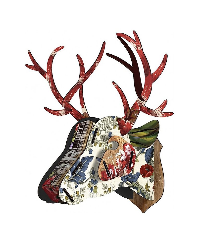 SUSS-Italy MIHO wooden deer head high-quality home decoration/wall decoration-extra large size (Big-63) - Items for Display - Wood 