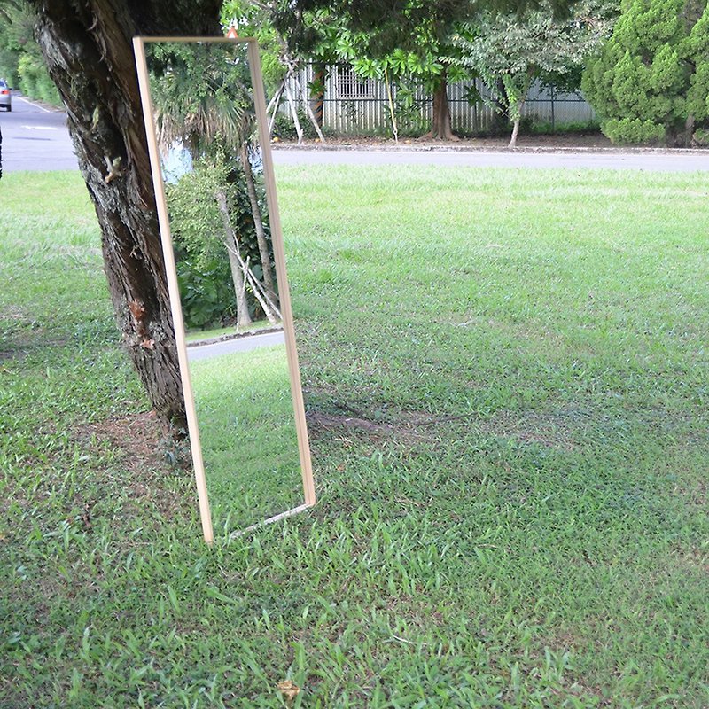 Ichiro Muchuang / mirror, full-length mirror / all day cypress frame / size can be customized - เฟอร์นิเจอร์อื่น ๆ - ไม้ 