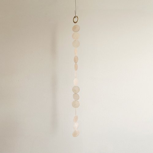 HO’ USE DIY-KIT|Helsinki Flower Shop-Orange-Curtain|Shell Wind Chime Mobile|#0-493