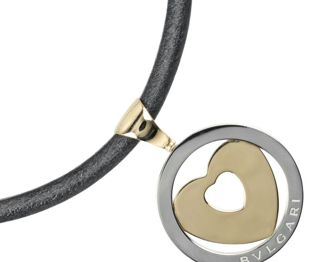日本直送】ブルガリBVLGARI トンドハートネックレスK18YG