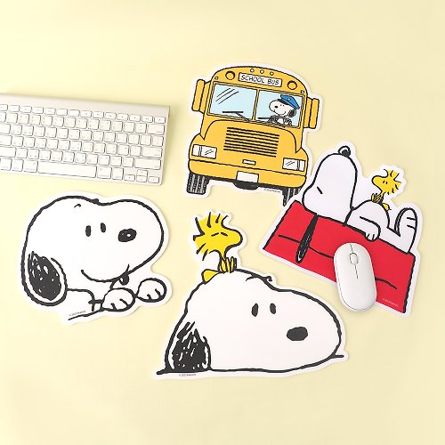 NORNS Peanuts史努比造型滑鼠墊-Snoopy正版授權 電腦滑鼠墊 桌墊