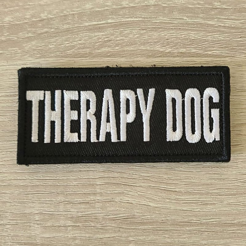 Tactical Badge (Therapy Dog) - Clothing & Accessories - Thread Black