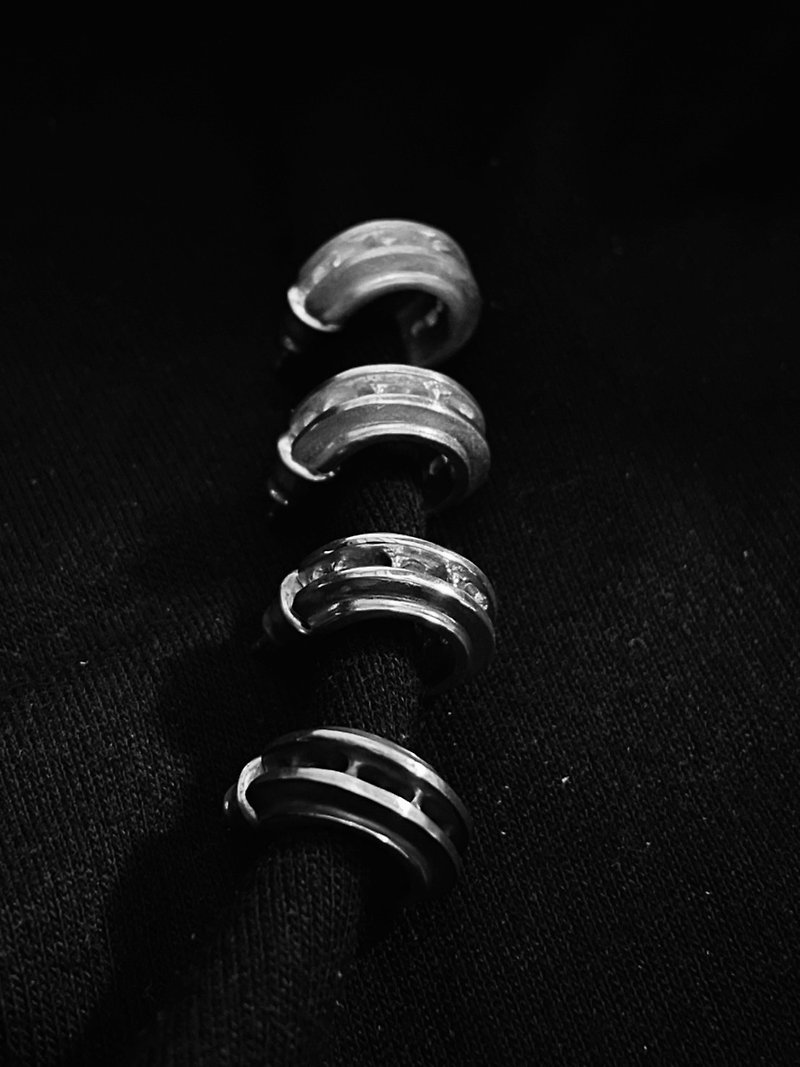 TLM Daydream - DNA/925 Sterling Silver Earrings/Handmade Wax Carving/Bullet Ear Caps - Earrings & Clip-ons - Sterling Silver 