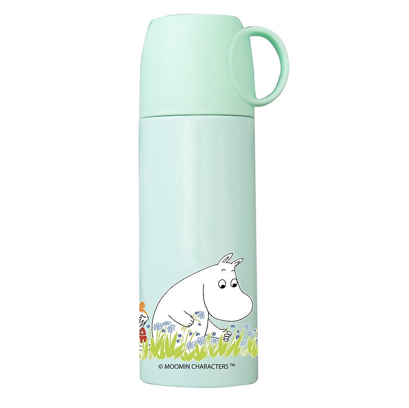 Moomin Authorization - Macaron Pastel Cup Thermos (Green) - อื่นๆ - โลหะ สีเขียว
