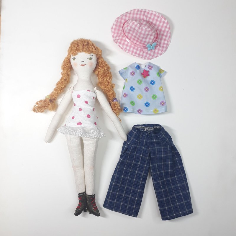 dress up doll doll & clothes doll For gift - 寶寶/兒童玩具/玩偶 - 棉．麻 