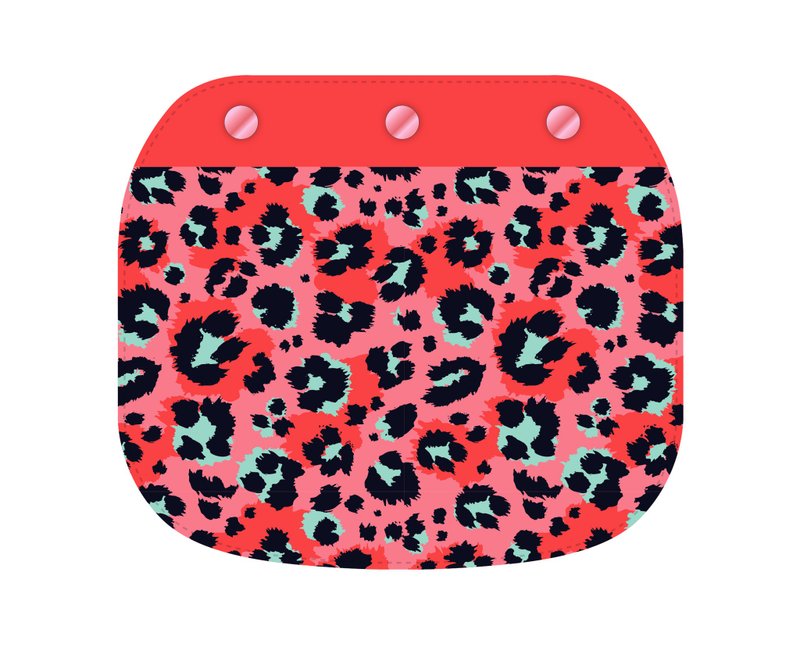 Omni Pouch 隨行袋 可拆換式掀蓋 - Pink Leopard - 手提包/手提袋 - 其他材質 