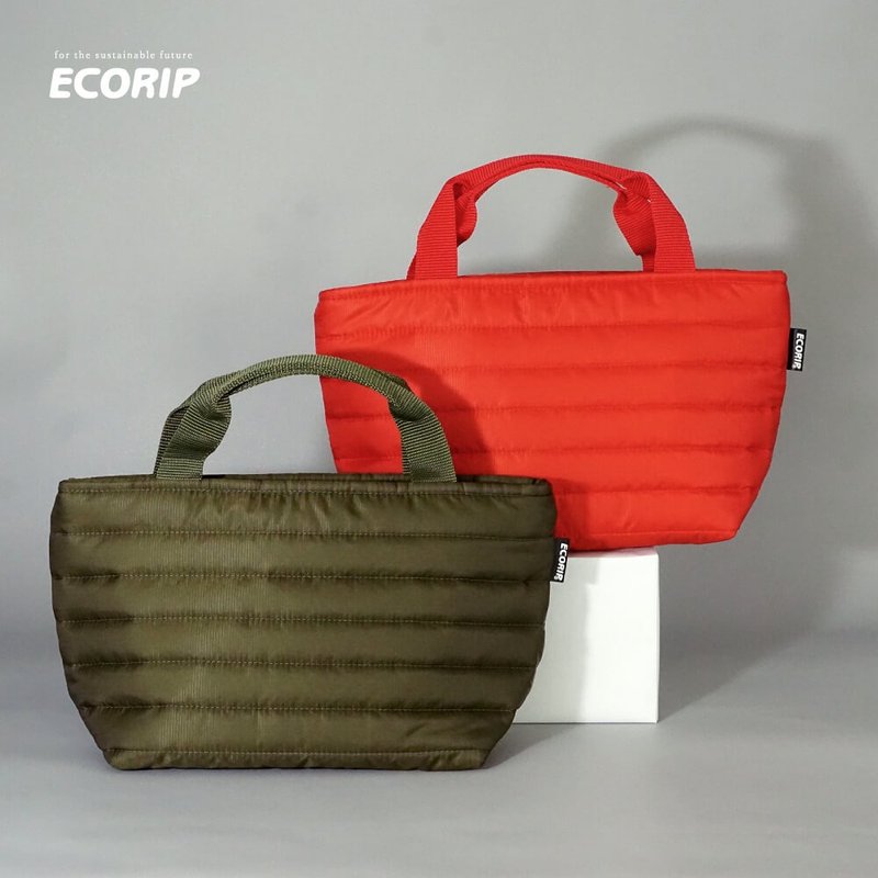 Ecorip 保冷ジッパートート S 保冷 保温 軽量 撥水 丸洗い可能 折り畳み可能 ショルダー バッグインバッグ アウトドア 学校 通勤 ジム 散歩 日本製 - 手提包/手提袋 - 環保材質 多色