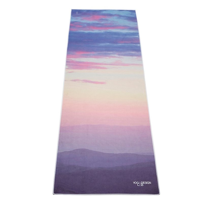 【Yoga Design Lab】Yoga Mat Towel 瑜珈舖巾 - Breathe(濕止滑) - 運動配件 - 其他材質 藍色
