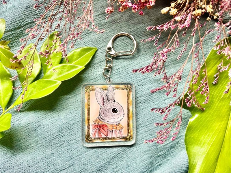 Small animal portrait 5cm Acrylic keychain - ที่ห้อยกุญแจ - พลาสติก 