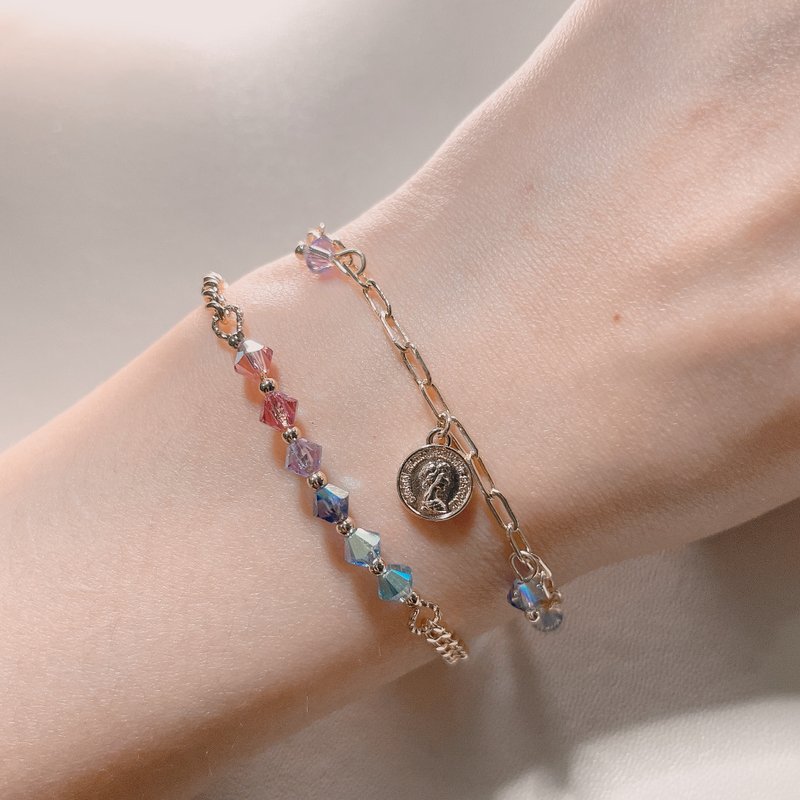 Swarovski bracelet set - Bracelets - Crystal 