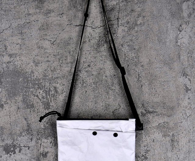 6DOTS White ultra-light Waterproof SACOCHE Tyvek Crossbody Bag - Shop 6dots  Messenger Bags & Sling Bags - Pinkoi