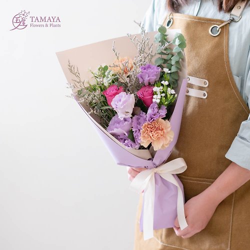 玉屋 TAMAYA Flowers & Plants 夢想紫溫柔花束