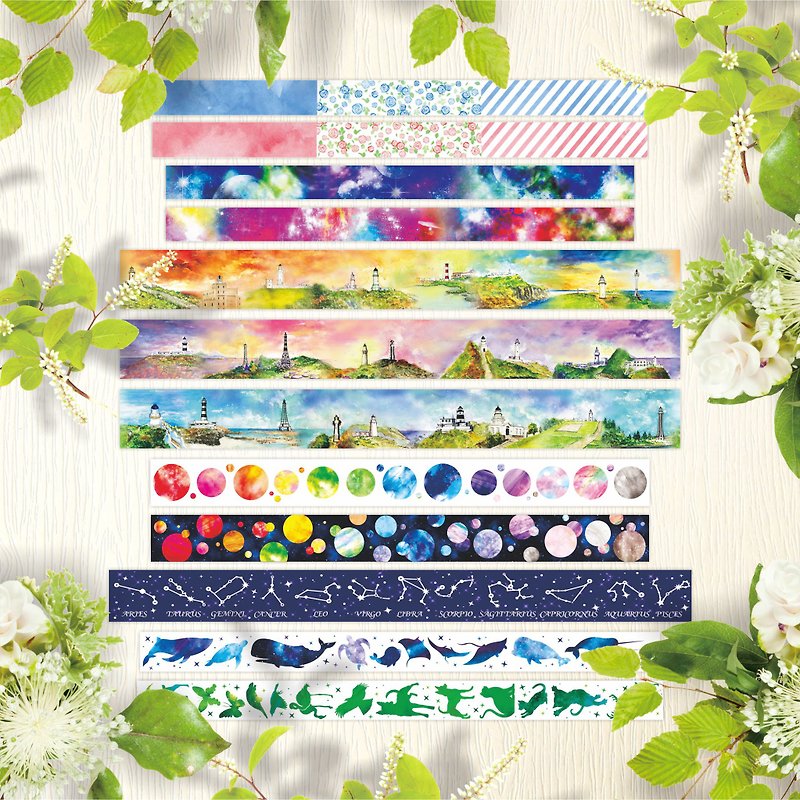 【Paper Tape Packing Set】Creative series is available in a variety of styles - Washi Tape - Paper 