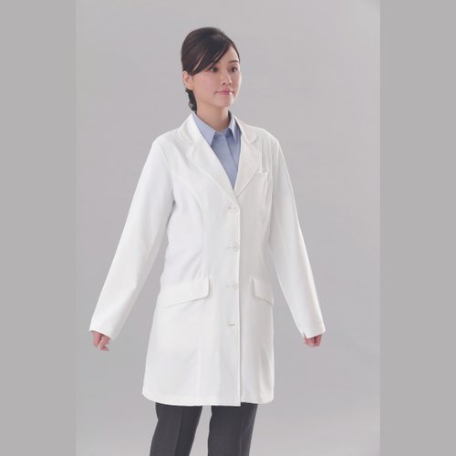 NanoFit 絲質手感抗皺奈米抗菌醫療級制服醫生袍中醫袍長款醫科