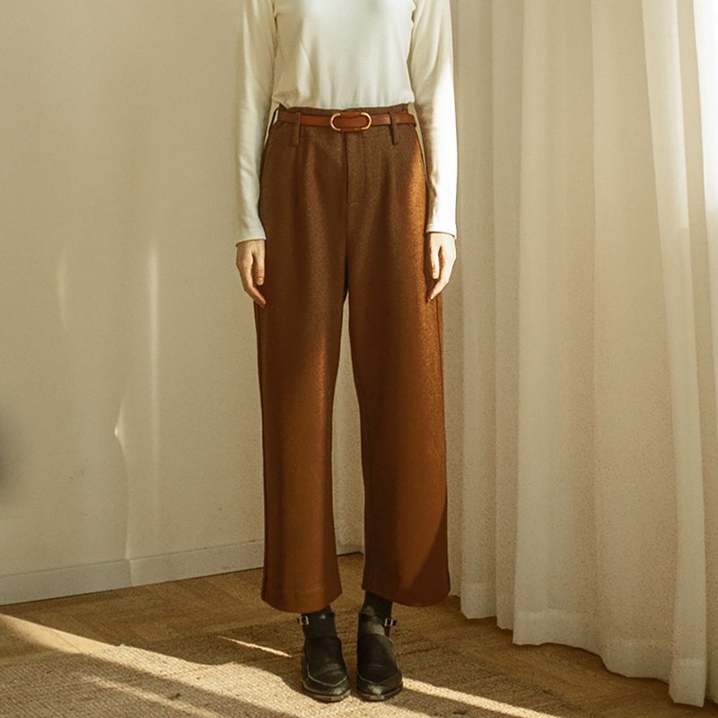 羊毛西褲D2HZG169 - 女長褲 - 其他材質 多色