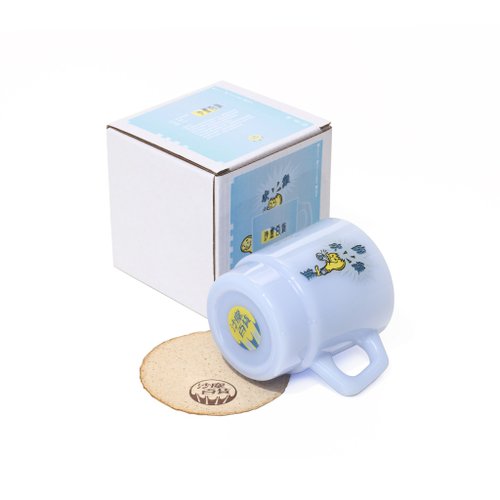 TheGroxury沙塵百貨 沙塵百貨-夠薑 吹雞 復古奶玻璃杯