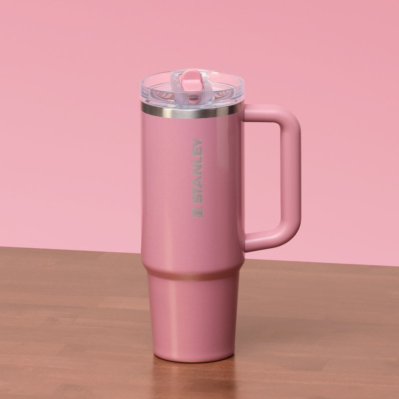 STANLEY 防漏吸管隨手杯 0.88L / 璀璨粉 - 保溫瓶/保溫杯 - 不鏽鋼 