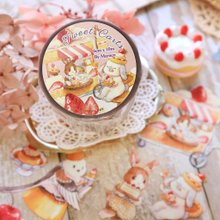 Small animal kimono - 4cm Japanese washi tape - with white ink - Shop  Maruco Art Washi Tape - Pinkoi