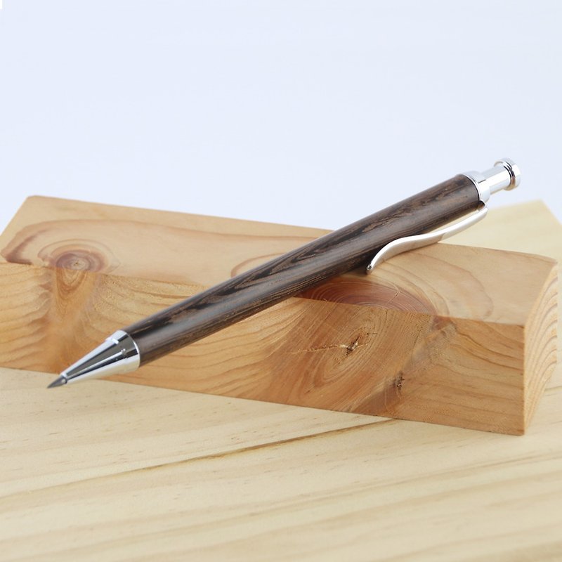 Customized-press engineering pen/black chicken wing wood - ดินสอ - ไม้ สีนำ้ตาล