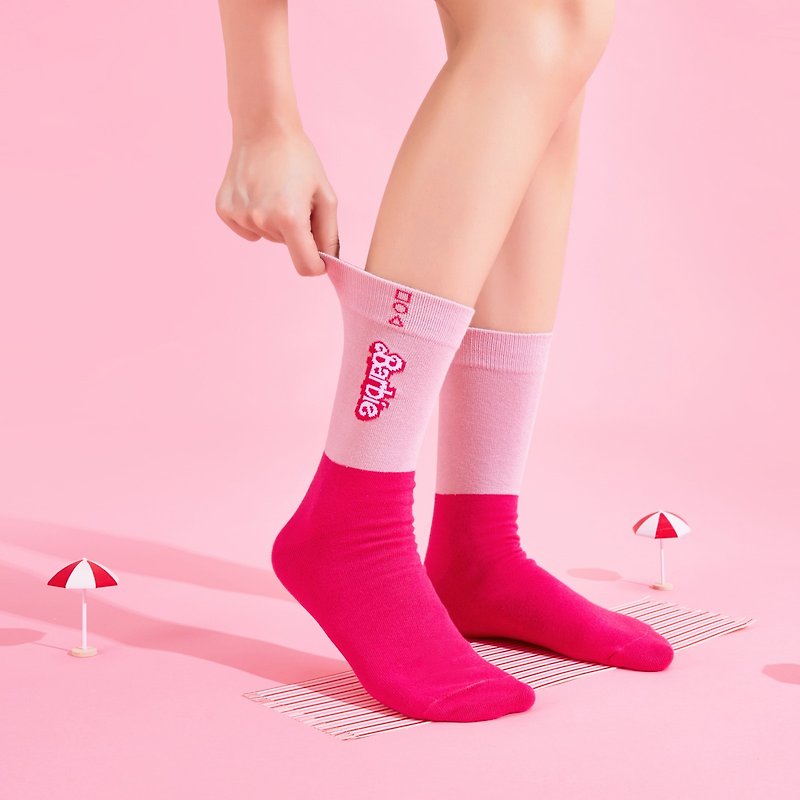 | Barbie X HOA中筒襪 |  TOGETHER WE SHINE | 5779 - 襪子 - 其他人造纖維 粉紅色