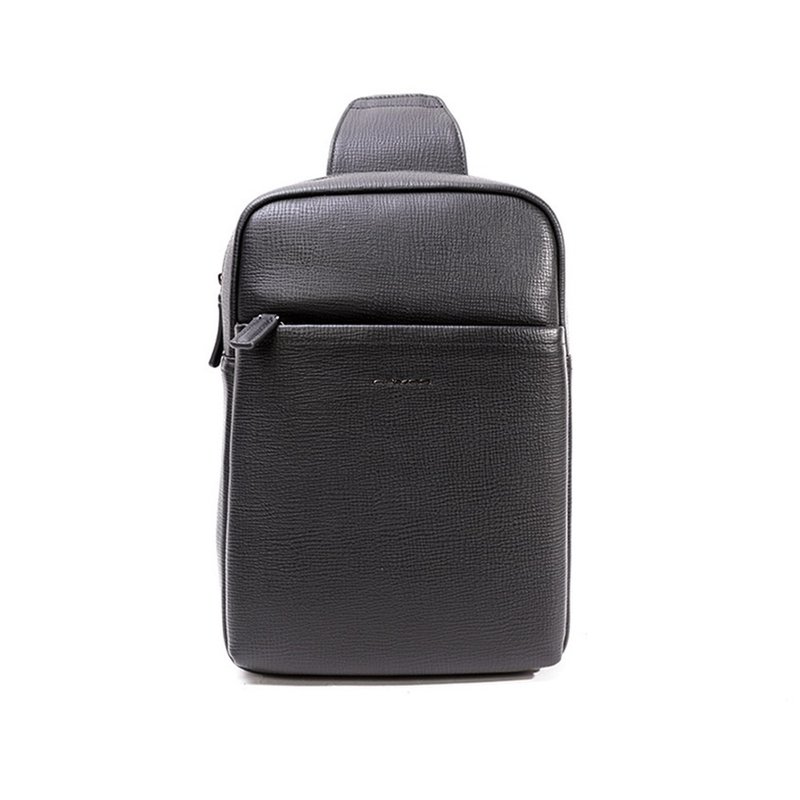 CUMAR 真皮/包包/ RHOMBUS 大 胸包 / RHOMBUS L CHEST BAG - 側背包/斜孭袋 - 真皮 黑色