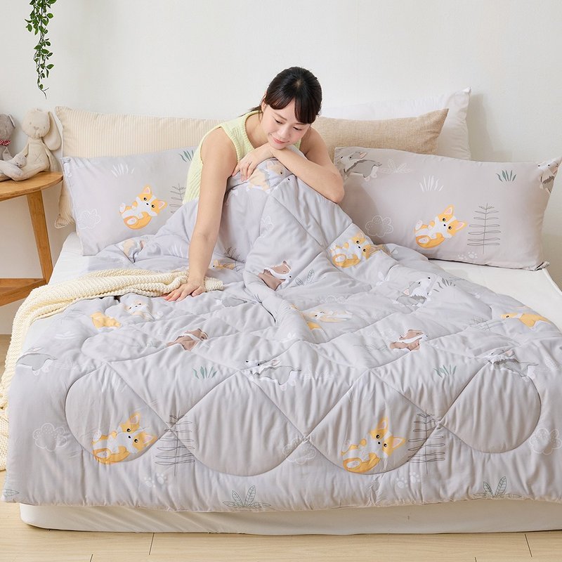 Four Seasons Quilt/Double Temperature Sensing Graphene Tencel Quilt/150x180cm/A variety of options made in Taiwan - ผ้าห่ม - วัสดุอื่นๆ หลากหลายสี