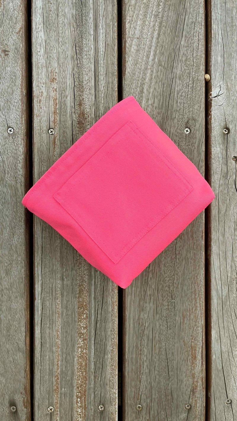 粉色收納內膽包 - 化妝包/收納袋 - 棉．麻 