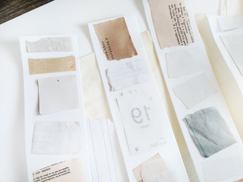 拾零 模造紙膠帶 5M - 紙膠帶/和紙/PET - 紙 白色