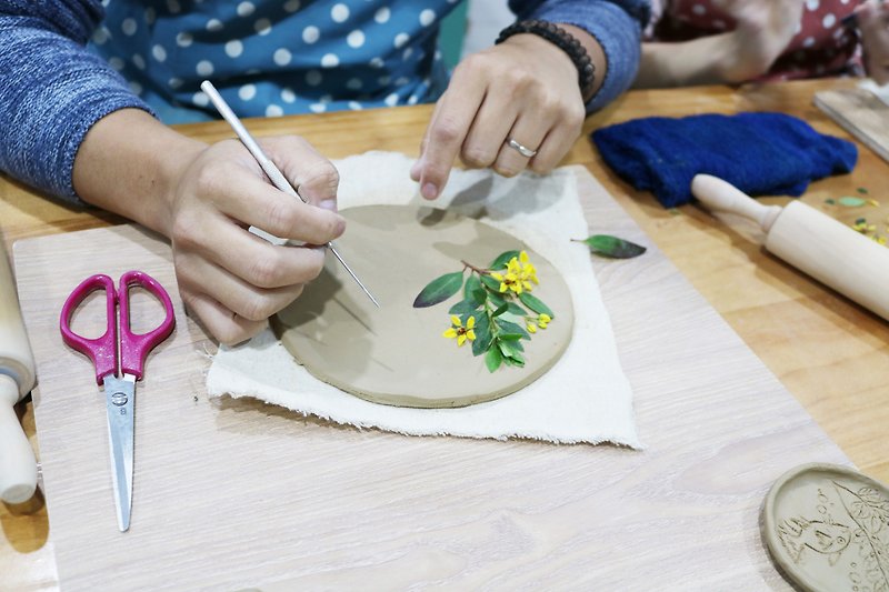 【1名様】セラミック手作りディナープレート体験コース - 陶芸/ガラス - 陶器 
