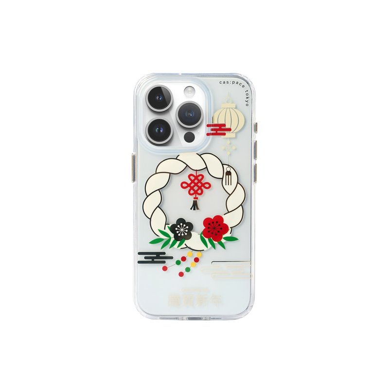 cas:pace 23A/W New Year decoration mobile phone case - เคส/ซองมือถือ - ซิลิคอน 