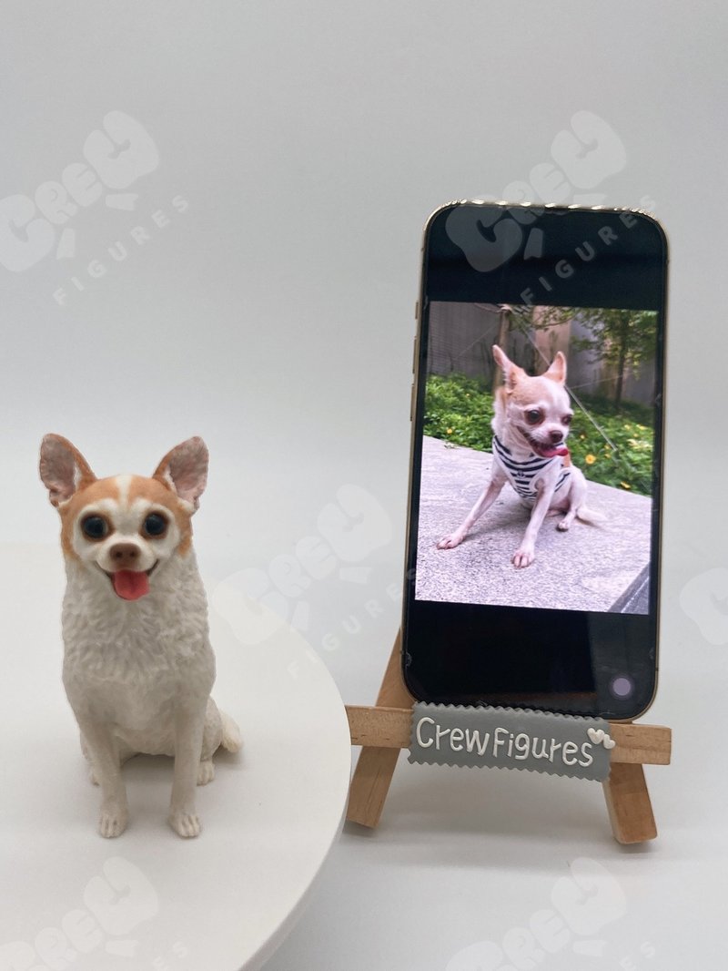 芝娃娃  Pawsome 寵物彩陶公仔 Pawsome clayfigure - 陶藝/玻璃 - 陶 多色