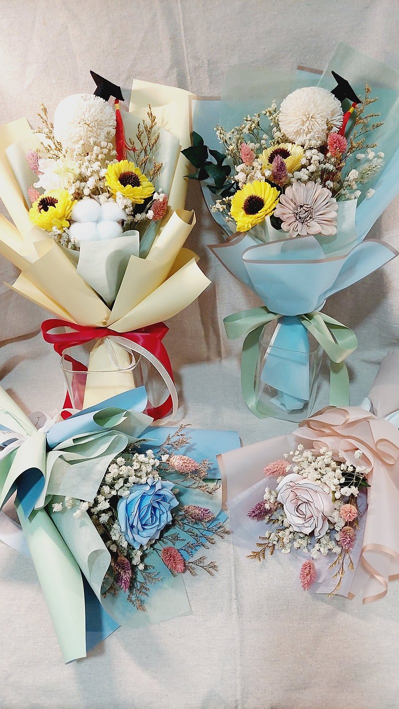 Graduation bouquet/thank you bouquet that never forgets your original intention - Dried Flowers & Bouquets - Plants & Flowers Yellow