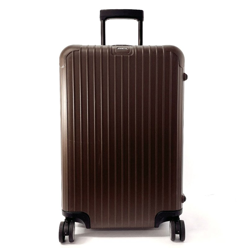 【日本直送 中古美品】リモワ RIMOWA スーツケース・キャリーケース 810.63.38.4 サルサ マルチホイール 4輪 61リットル ポリカーボネート - 其他 - 其他材質 咖啡色