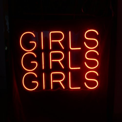霓虹燈客制 GIRLS GIRLS GIRLS霓虹燈LED發光字Neon Sign禮物手作設計燈