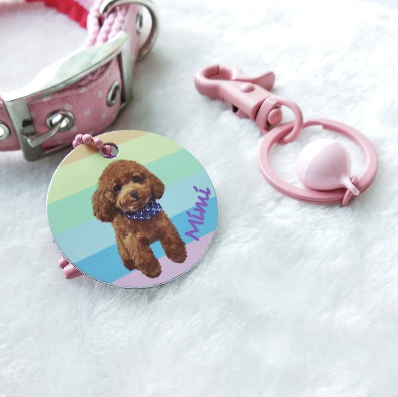 Personalised your pet dog cat name ID tag name badge label  - หมอน - โลหะ หลากหลายสี