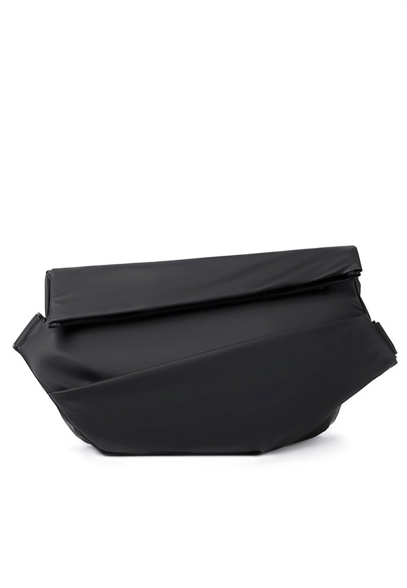 AOKING Multifunctional Chest Bag With Adjustable Strap 578 black - กระเป๋าแมสเซนเจอร์ - เส้นใยสังเคราะห์ สีดำ