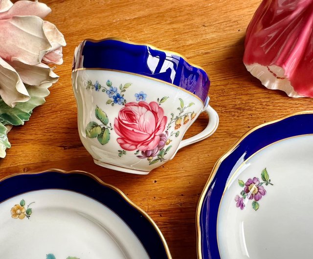 ドイツ　フッチェンロイター　VIKTORIA 花柄深皿 6枚セット お値下げ♬ドイツ【フッチェンロイター】プレートセットの通販