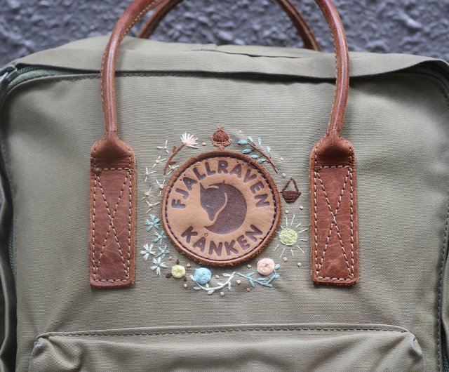 Kanken bag outlet embroidery