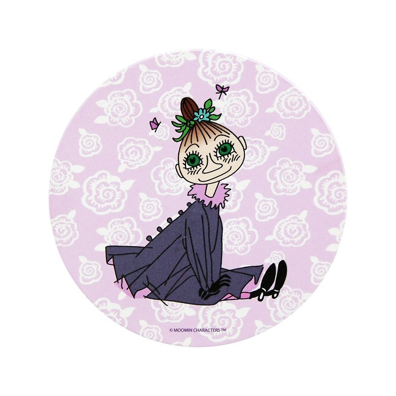 Moomin 噜噜 米 Authorization-Suction Coaster- 【美 宝】 (Round / Square) - Coasters - Pottery Purple
